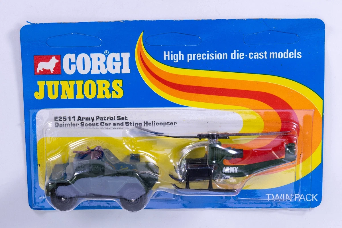 Miniature Corgi 1/64 - Daimler Scout Car - Véhicule Militaire - Occasion