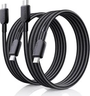 NEW Anker 240W USB C to USB C Cable 3ft Double Braided Nylon Cord - 2 PACK