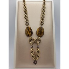 Designer Studio OOAK Statement Necklace Tiger...