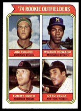 1974 Topps Card Baseball Otto Velez RC Rookie OFs #606 NM. rookie card picture