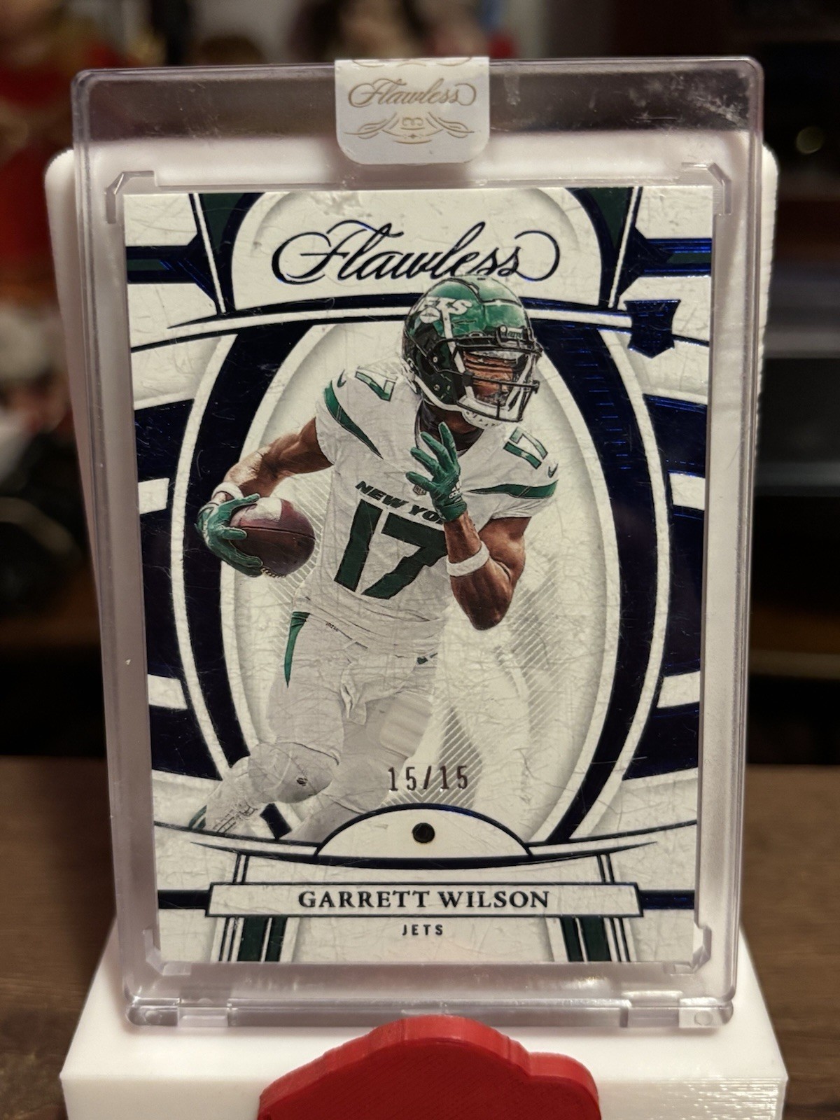 Garrett Wilson Panini Flawless #109 Sapphire