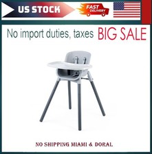 Chicco Zest 4-in-1 Folding High Chair - Seasalt - New in box