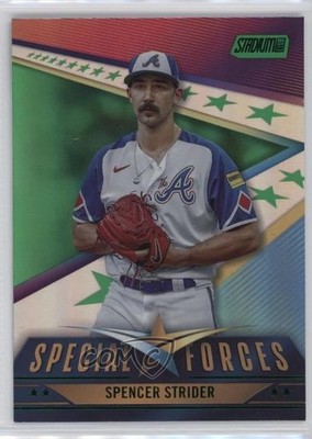 2024 Topps Stadium Club Special Forces Green 46/50 Spencer Strider #SF-13 v9t