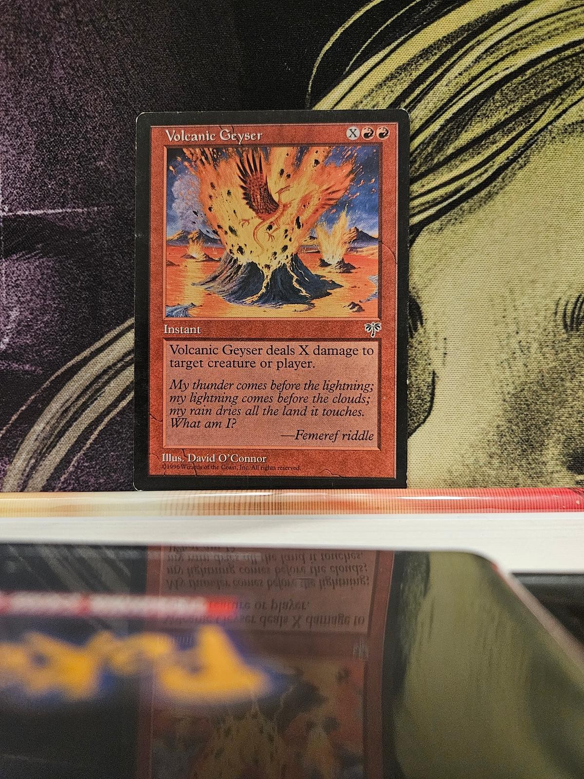 Volcanic Geyser Uncommon Mirage Magic: The Gathering Moderately Played