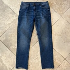 The Perfect Jean NYC Men's 38x36 Blue Denim Pants Athletic Slim (Fits 38x33)