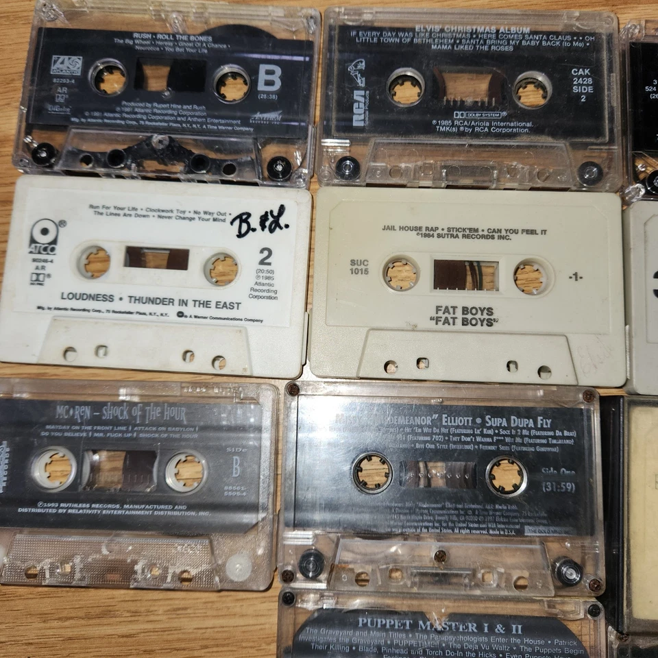 Lot of 24 Mixed Genre Cassette Tape Collection - Good Music As Is Lot Master P  - Image 4 of 4