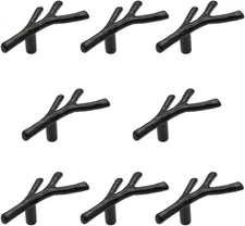 8 Pack Twig Knobs Tree Branch Handles Drawer Knobs Fashion Zinc Alloy Pulls Furn