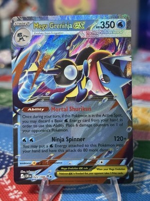 Mega Greninja ex 022/086 Me04: Chaos Rising Holo
