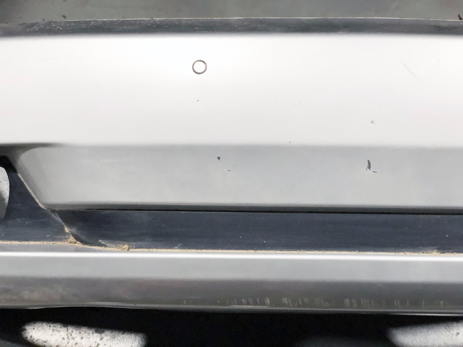 09-13 Maserati Quattroporte M139 Rear Bumper Cover GRIGIO TOURING Silver OEM 10 