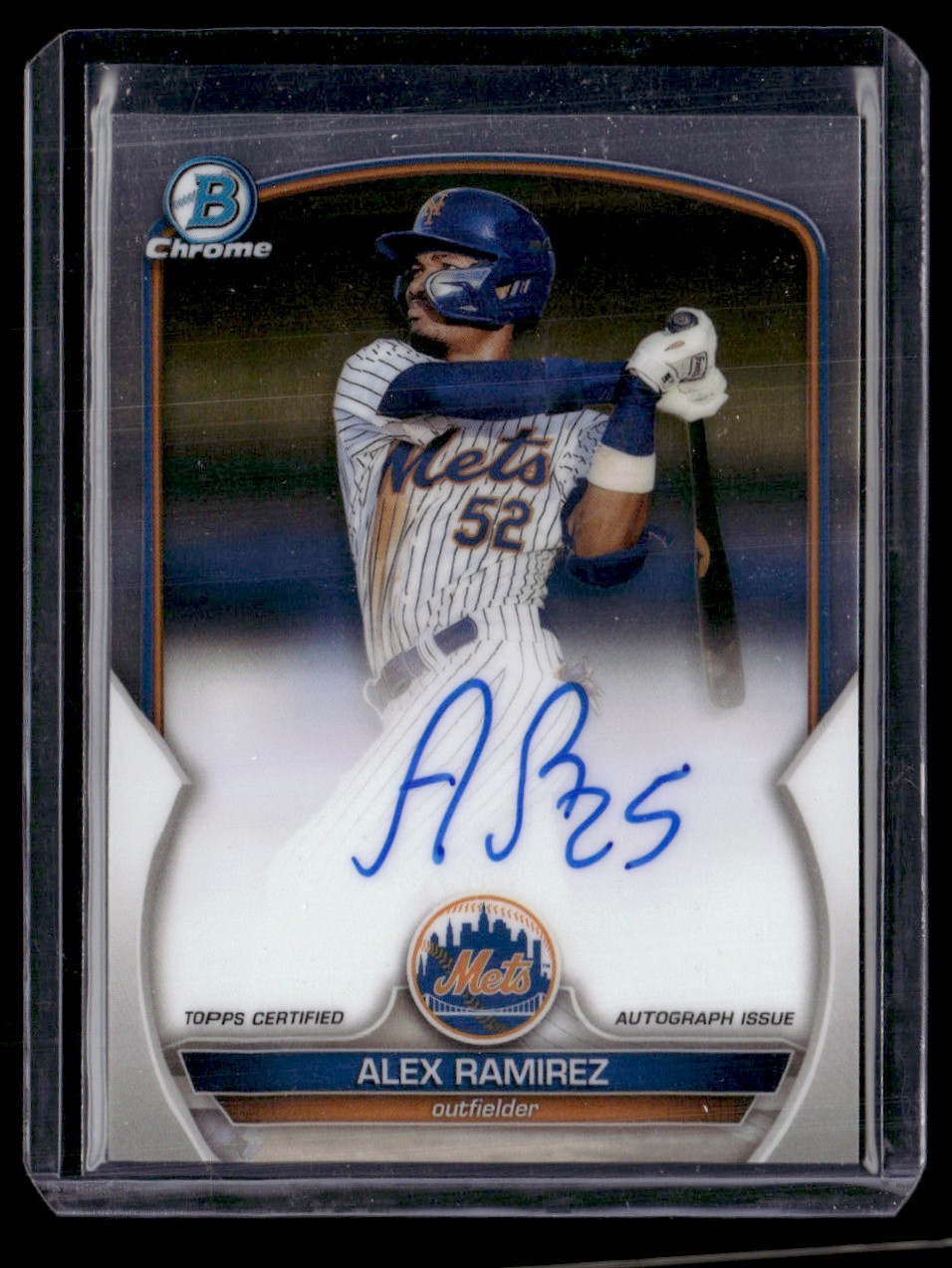 2023 Bowman Chrome Prospect Autographs Alex Ramirez Auto New York Mets #CPA-AR