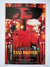 TAXI DRIVER poster signed by ROBERT DE NIRO original autograph RACC COA
