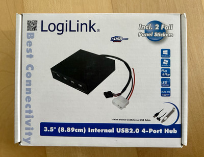 LogiLink 3.5    Internal USB 2.0 4-Port Hub
