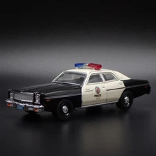 1977 77 PLYMOUTH FURY LAPD LOS ANGELES POLICE DEPT 1:64 SCALE DIECAST MODEL CAR