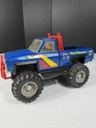 Vintage 1983 Tonka Mud Runner Chevrolet Pickup Truck Toy Blue Red 4x4