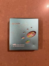 As-is SONY MZ-E520 Walkman Portable MD Player - Blue