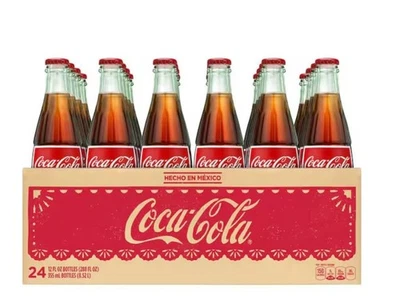 Coca-Cola Mexican Coke Classic, 12 fl oz, Glass Bottles PACK OF 24