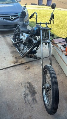 70s chopper custom motorcycle girder front end