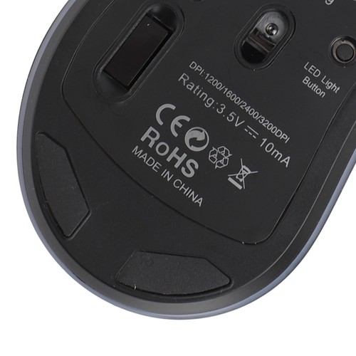 Mouse Gaming Wireless Rgb Luce 3 Dpi Regolazione 6 Pulsanti Programmati Comp AM - Foto 20 di 23