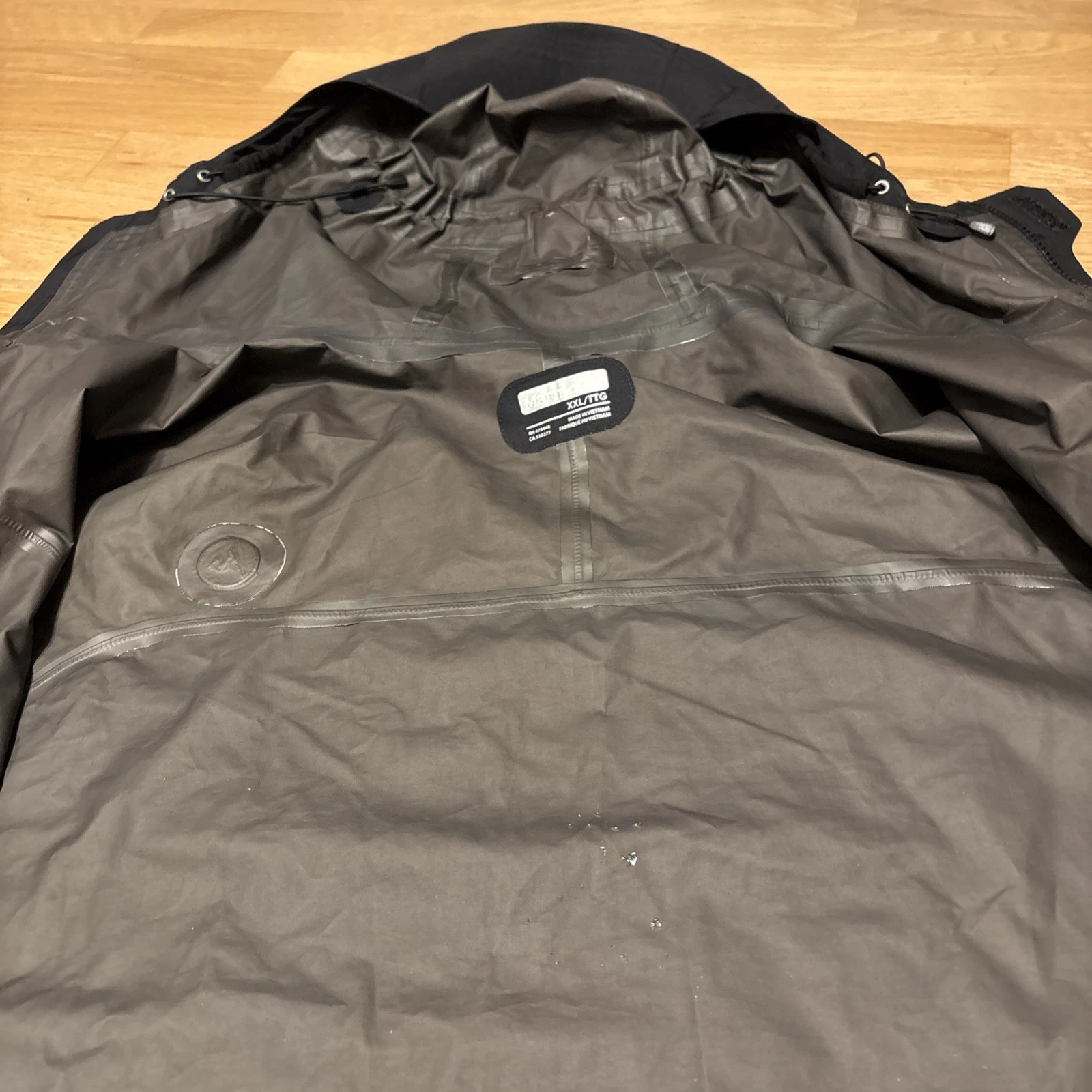 Marmot Minimalist Gore-Tex Rain Jacket Men’s Size XXL- Black Hooded 2XL Used - product detail image 22