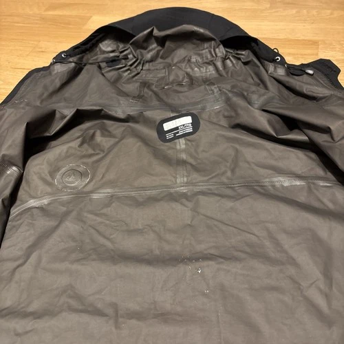 Marmot Minimalist Gore-Tex Rain Jacket Men’s Size  XXL- Black Hooded 2XL Used image 22