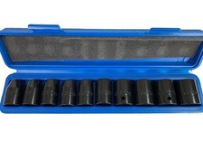 Shallow Impact Socket Set 10 Piece 1/2" Drive Garage Workshop Mechanic