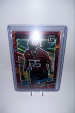 2023 Panini Donruss - Rated Rookie K.J. Henry #400 Optic Red Wave Prizm  Rc
