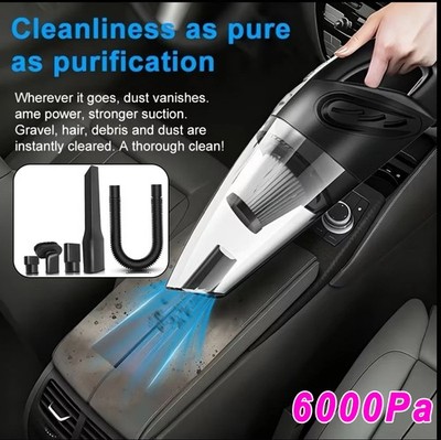 Handheld Vacuum Cordless Hand Vacuum Cleaner Rechargeable Home Hand Wet&Dry Vac