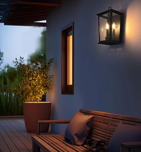 Elegant Lighting Richmond 7" Outdoor Pendant In Black - Picture 2 of 8