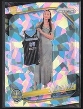 2025 Panini Prizm WNBA #85 Ajsa Sivka Ice Prizms