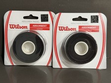 2 X Wilson AbsorbX Padel Absorbent Overgrip Set