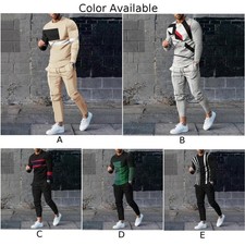 2 Piece Mens Casual Jogging Suits-Athletic-Set Tracksuits Outfit Sweat Suit