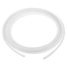 1/4"ID x 3/8"OD PE Tubing Translucent Flexible Water Hose Tube White 25 Ft