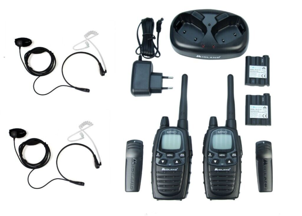Walkie Talkie Midland G7 PRO - Coppia, 85 Canali, Portata 10 Km, Per Outdoor E Softair - Foto 4
