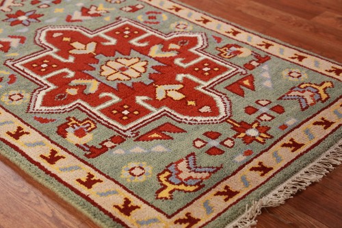 Authentic Khootan Handmade Runner Rug Traditional Wool Craftsmanship 3x8 ft - Picture 6 of 17