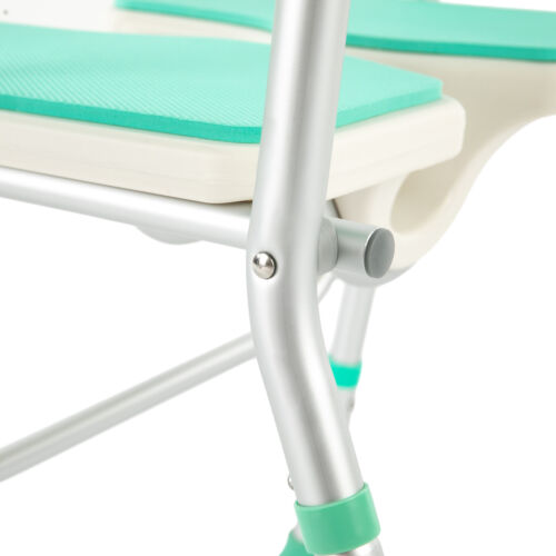 Shower Chair 350lbs with Backrest Armrests Bath Seat Height Adjustable Chair - Picture 16 of 23