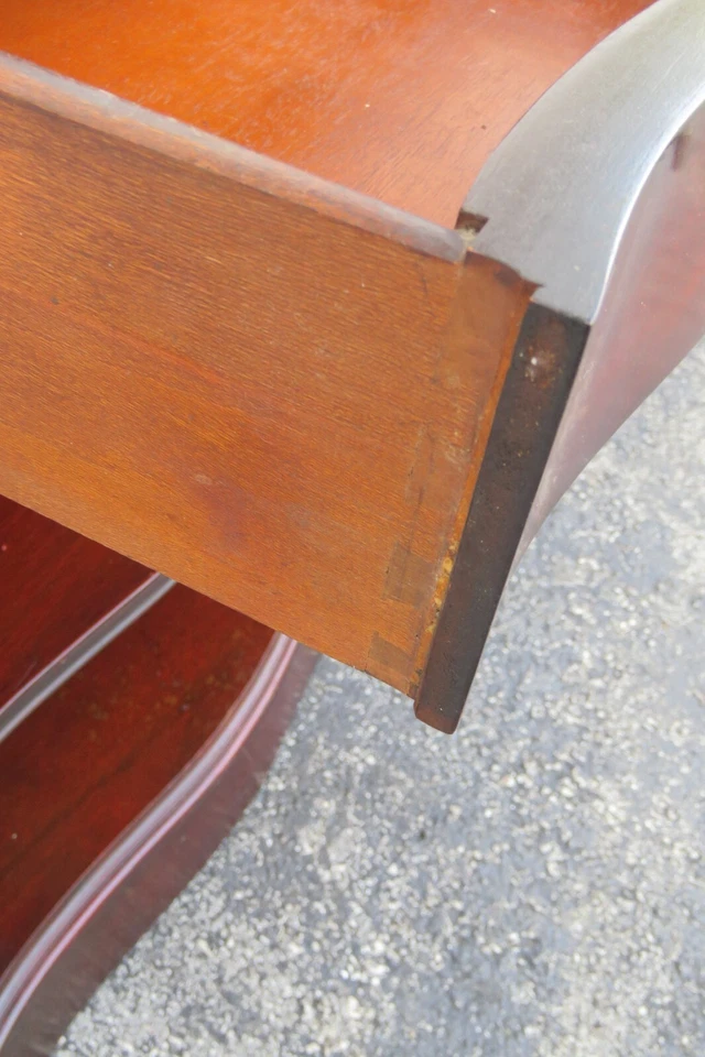 Mesitas de noche altas grandes blancas para muebles un par 4894 Foto 4 de 4