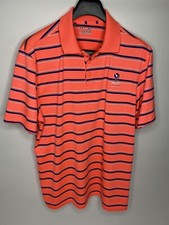 Men  s Under Armour Loose Heat Gear Polo Golf Shirt  Size XL EUC W/LOGO