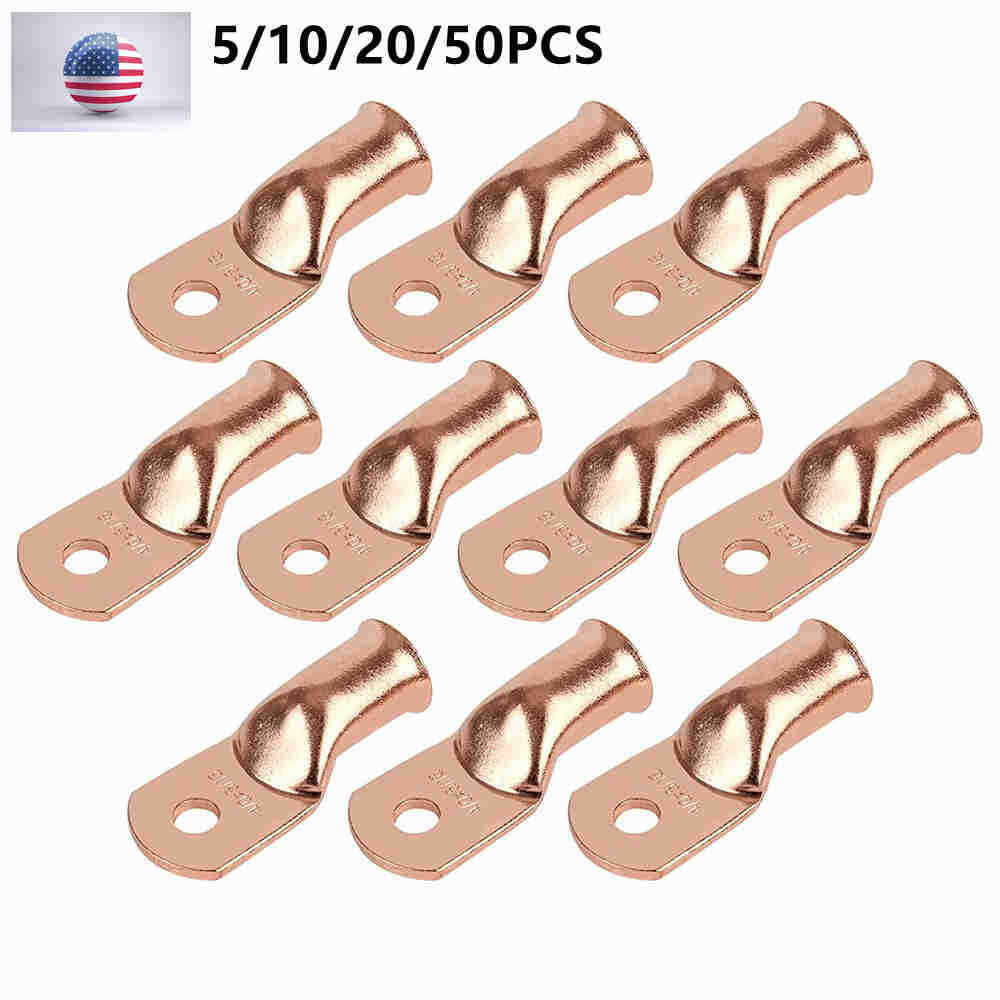 BESULEN Car Battery Terminal Kit - Heavy Duty Lead Alloy Connectors With 3/8" Lugs & Heat Shrink Tubes - View #12