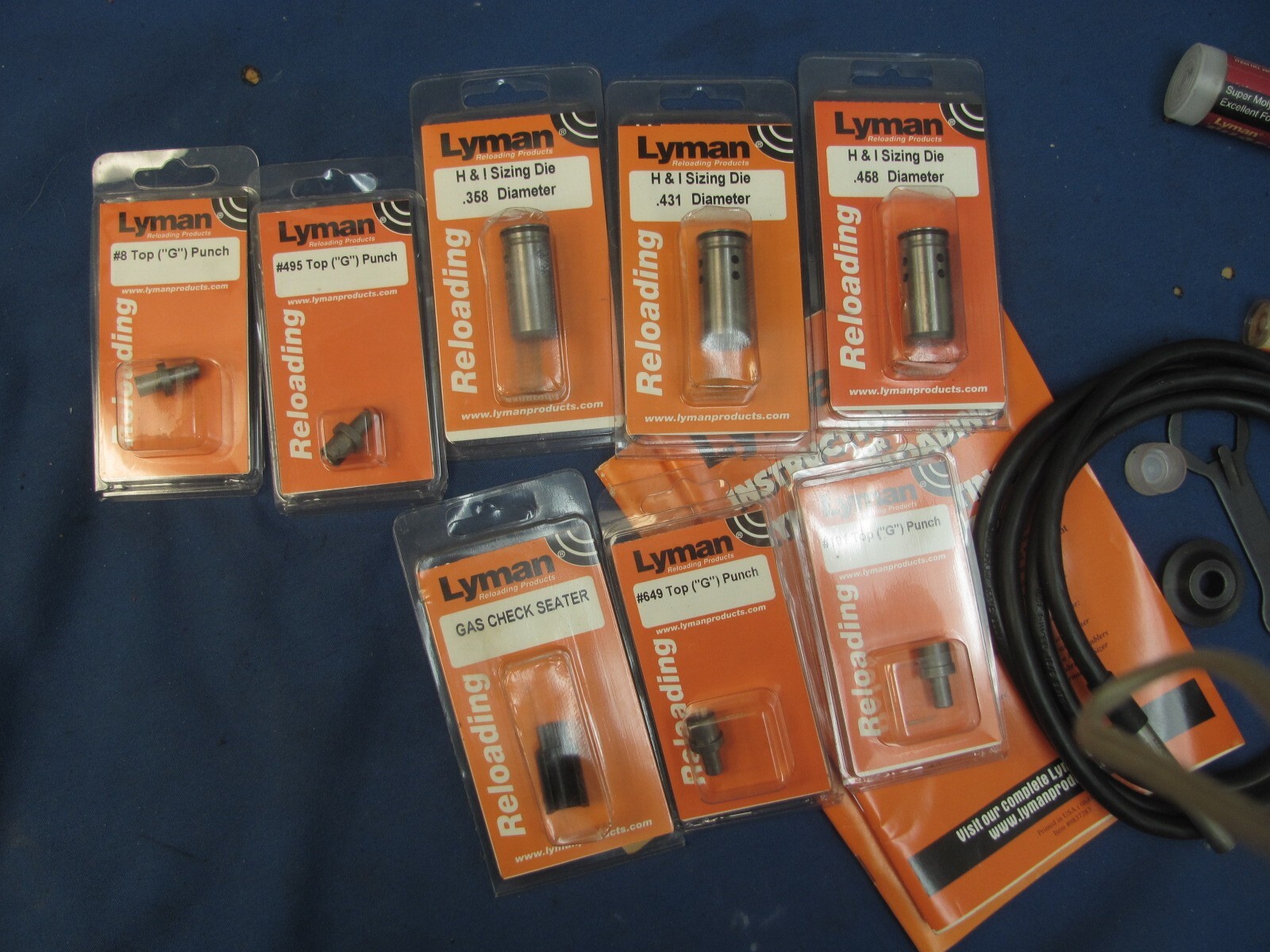 Lyman 4500 Lube Sizer Bullet Sizer Lubricator Heater Dies 384445