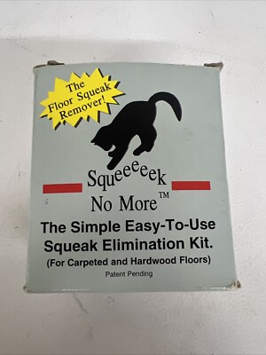 OG Vintage SQUEEEEEK NO MORE Screw Kit Stops Repairs & Eliminates Floor ...