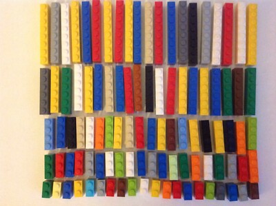 Lego 100 Steine wie abgebildet 20 von jeder Größe abgebildet 3008 3009 3010 3622 3004