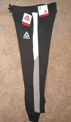 Reebok Color Block Jogger Kid's Pants Size S(6/6)X BRAND NEW 