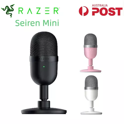 Razer Seiren Mini Microphone Ultra Compact Condenser Recording Gaming USB Mic AU - Picture 2 of 20
