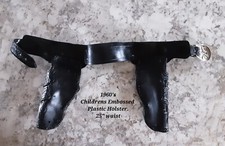Play Holster for Children, 1960 Embossed Dbl. Fits 25" Waist