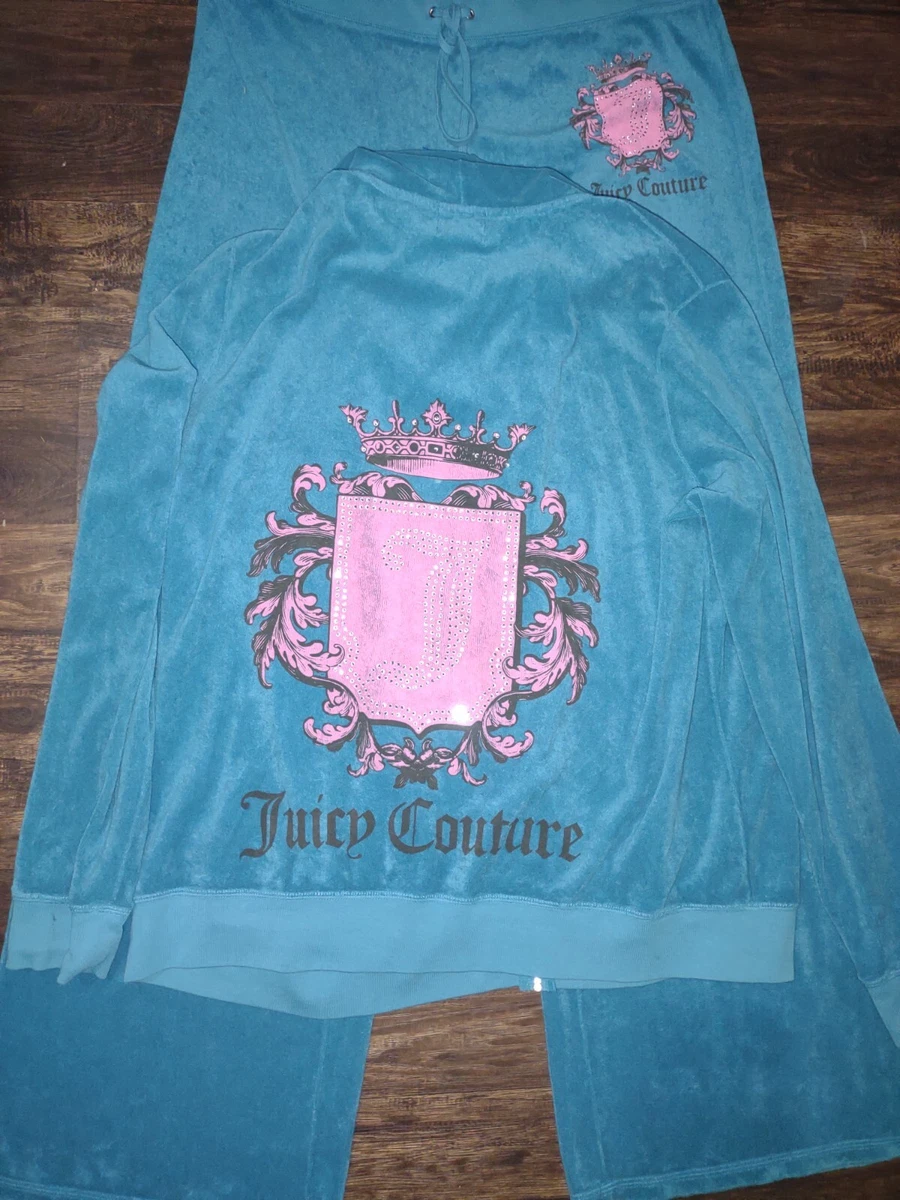 Vintage Turquoise Juicy Couture tracksuit set