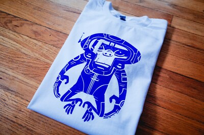 Vintage Gorillaz vs Spacemonkeyz Laika Come Home T-Shirt, Blur Dub Reggae Albarn
