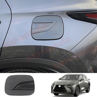 For Lexus NX 250 350 350h 2022 ABS Carbon fuel tank cover oil gas cap cover trim
