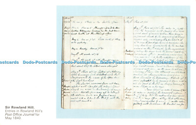 R440143 Sir Rowland Hill Einträge in Rowland Hills Postamt Journal für den 18. Mai