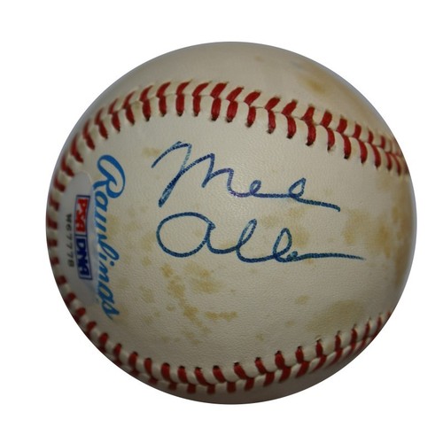 Mel Allen Psa/dna Signed Macphail American League Baseball Autograph