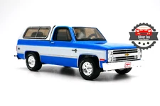 1984 CHEVROLET K5 BLAZER BLUE BED COVER 1:64 SCALE DIECAST COLLECTOR MODEL CAR